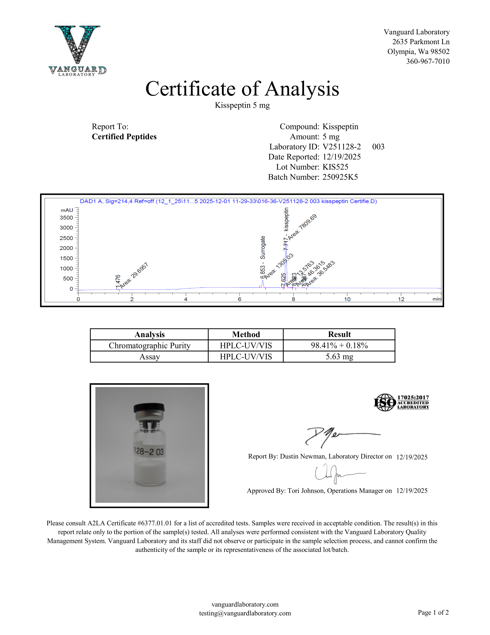 KS5 5MG*10 Vials - Image 2