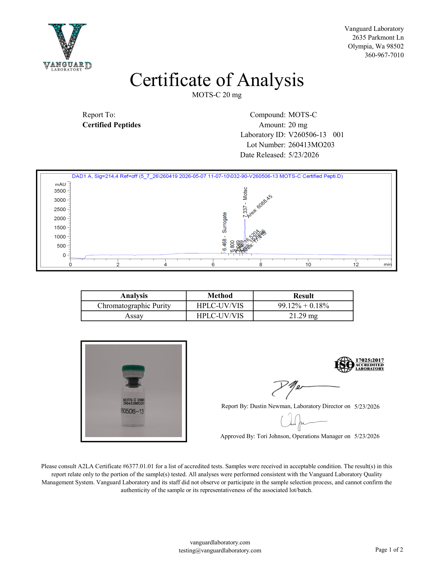 MS20 20MG*10 Vials - Image 3