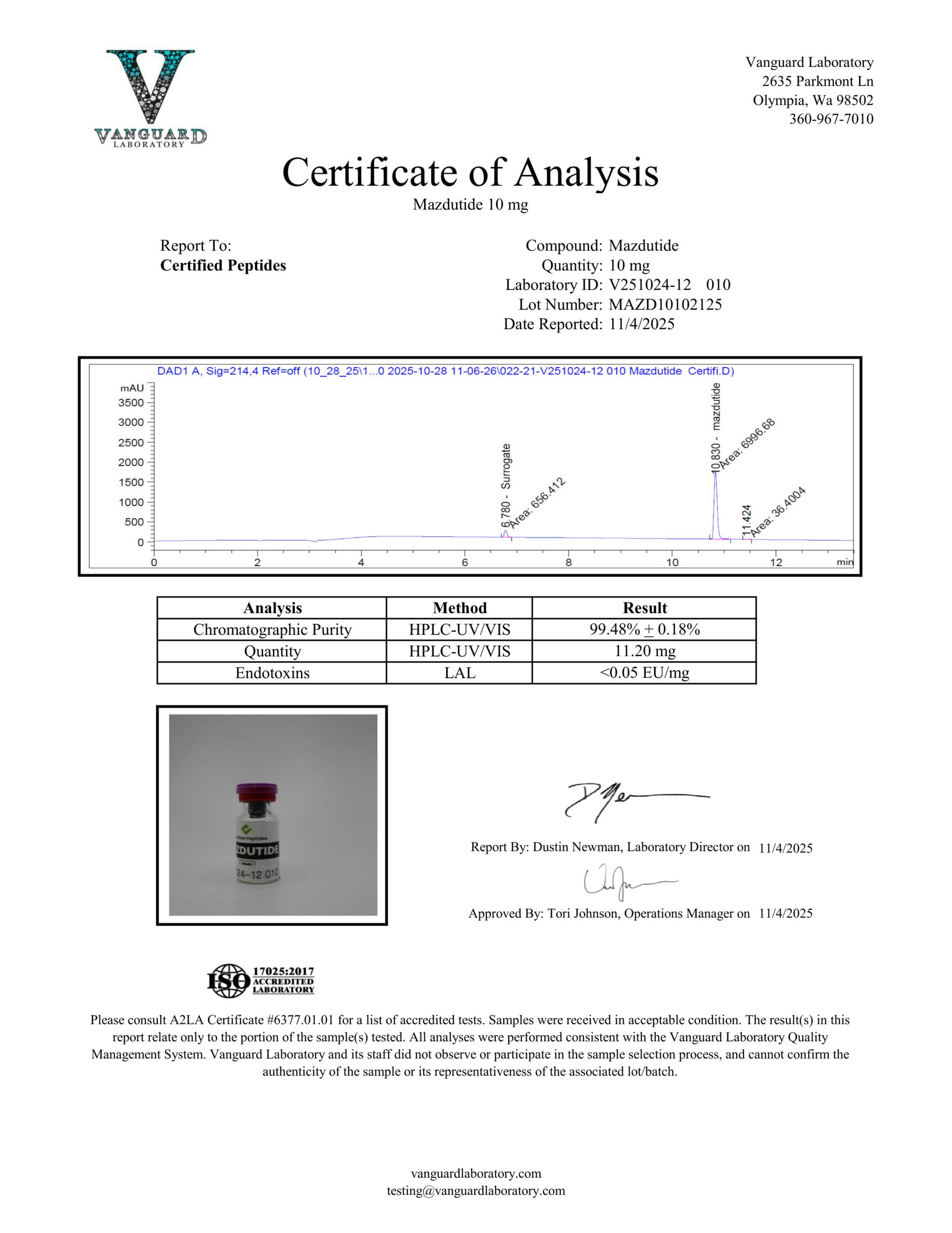 MDT10 10MG*10 Vials - Image 2
