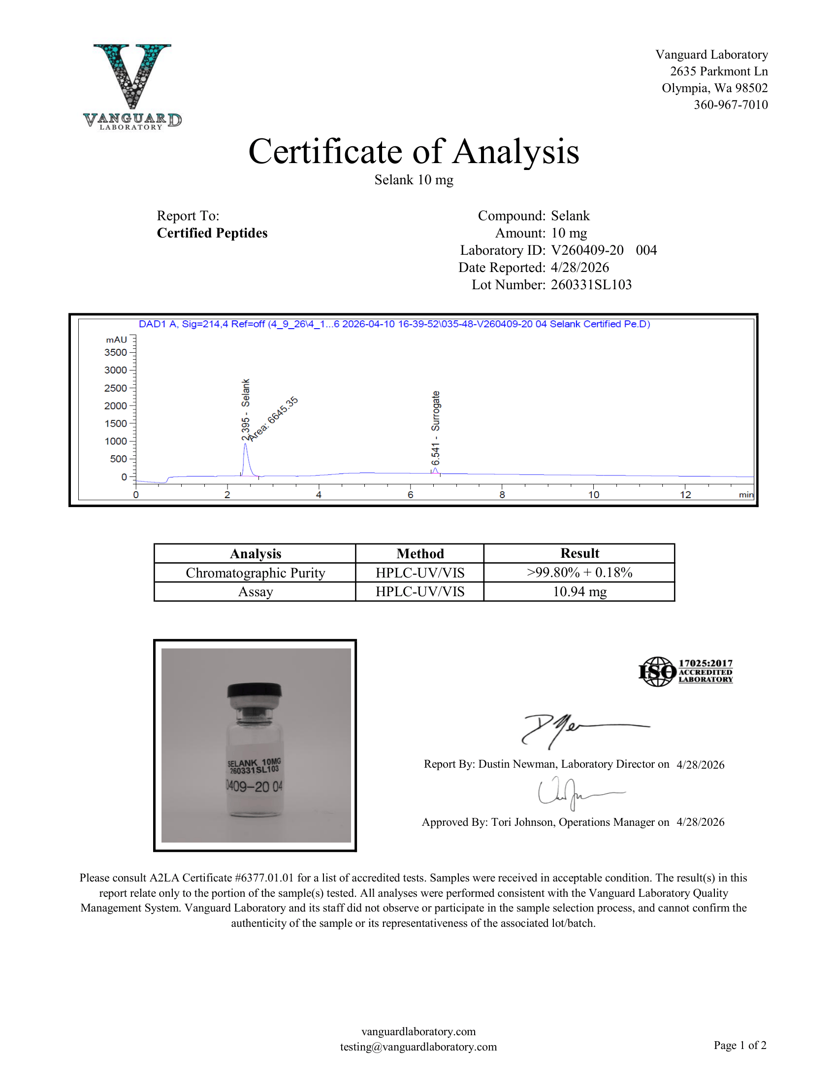 SK10 10MG*10 Vials - Image 2