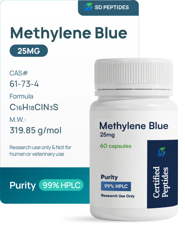 METHYLENE BLUE 25 MG 60 CAPSULES